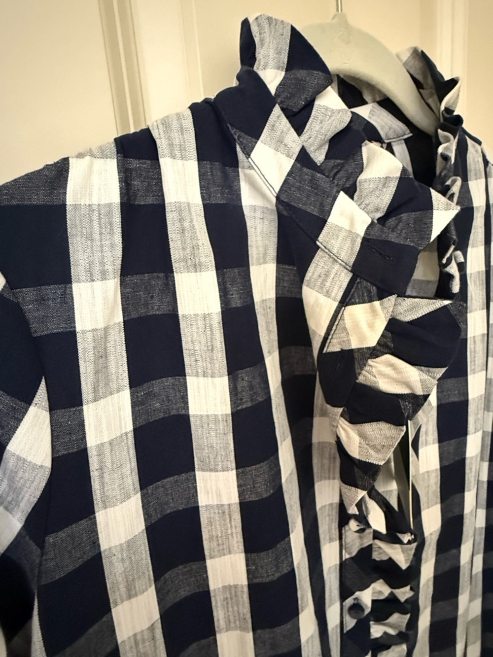 Tuckernuck navy and White Gingham Tate Dress - Picture 3 of 9